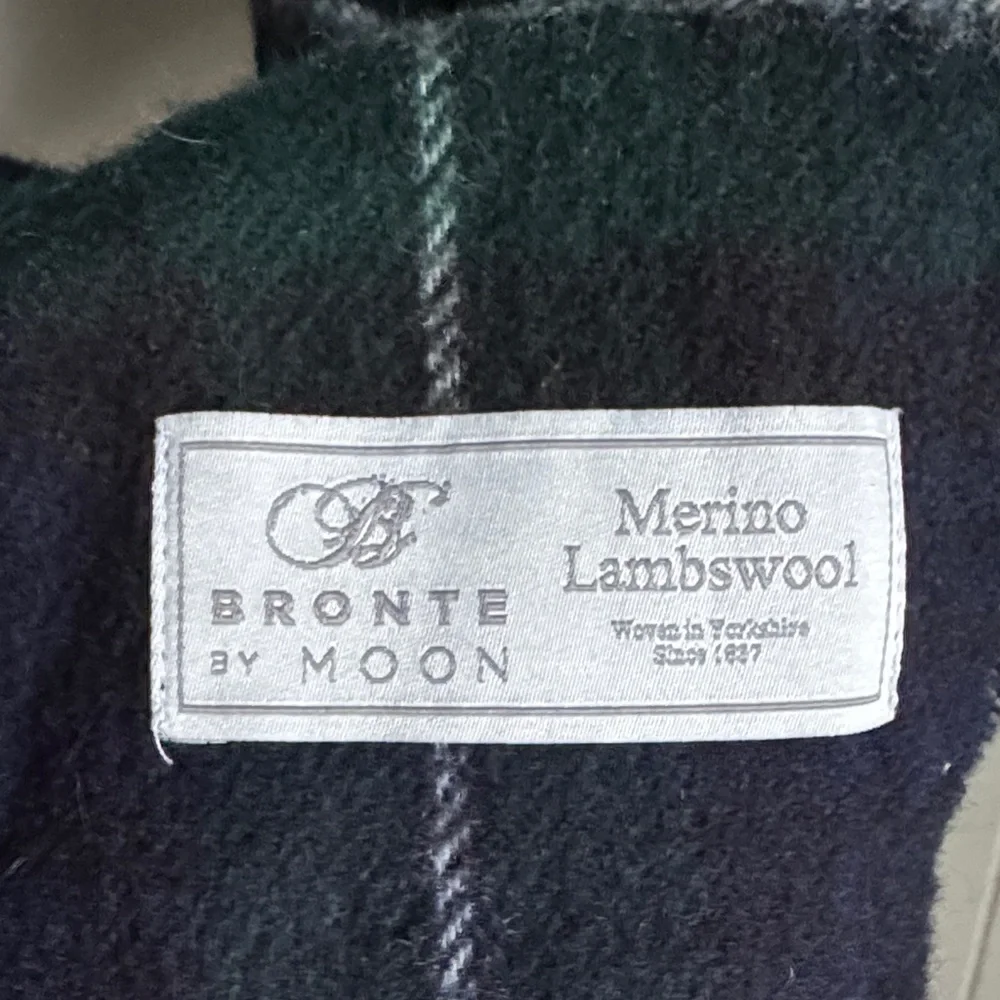 Bronte by Moon Navy, Red and Green Plaid Scarf